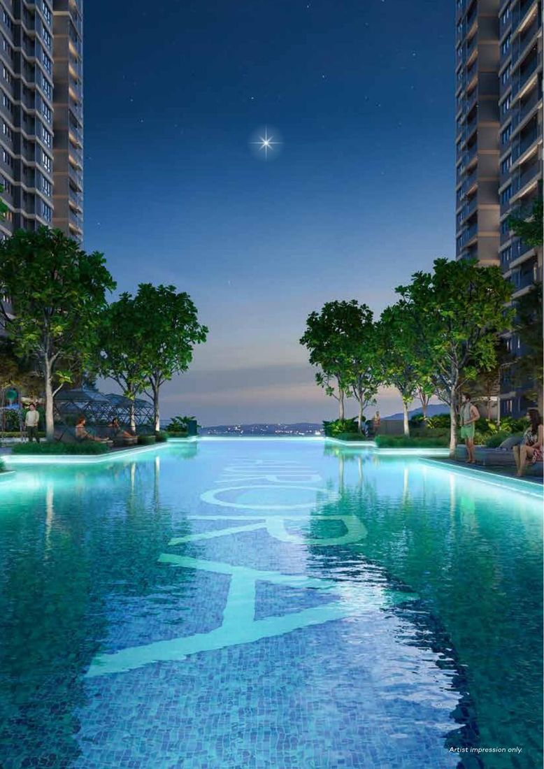 50m infinity pool